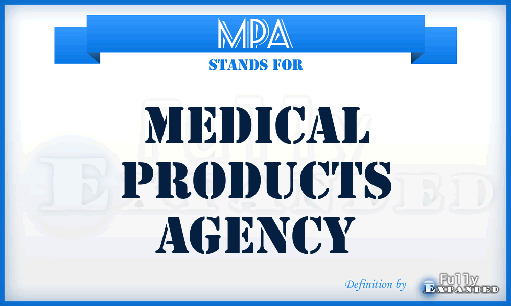 MPA - Medical Products Agency