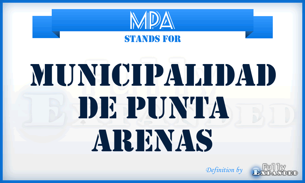 MPA - Municipalidad de Punta Arenas