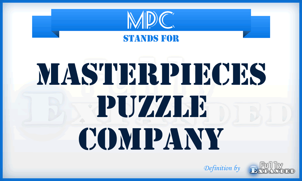 MPC - Masterpieces Puzzle Company