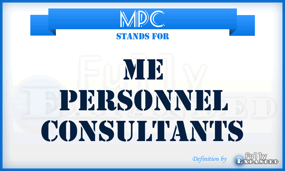 MPC - Me Personnel Consultants