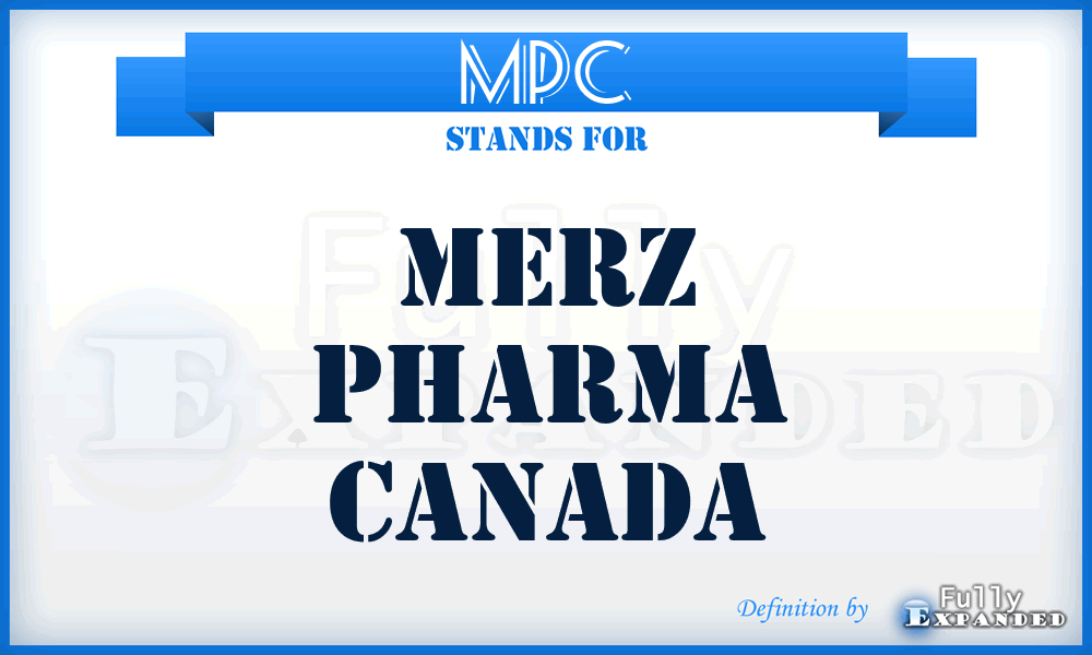 MPC - Merz Pharma Canada