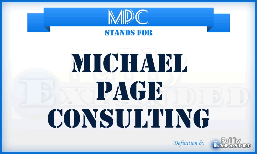MPC - Michael Page Consulting