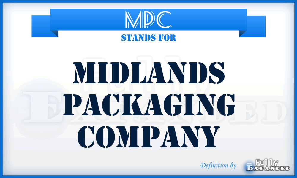 MPC - Midlands Packaging Company