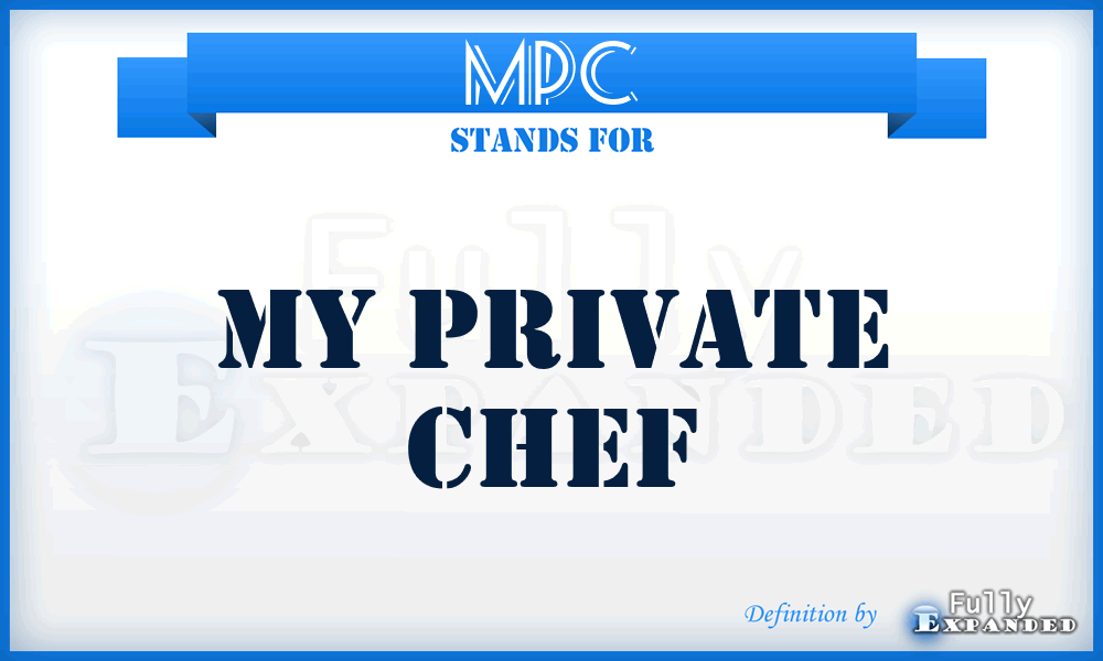 MPC - My Private Chef