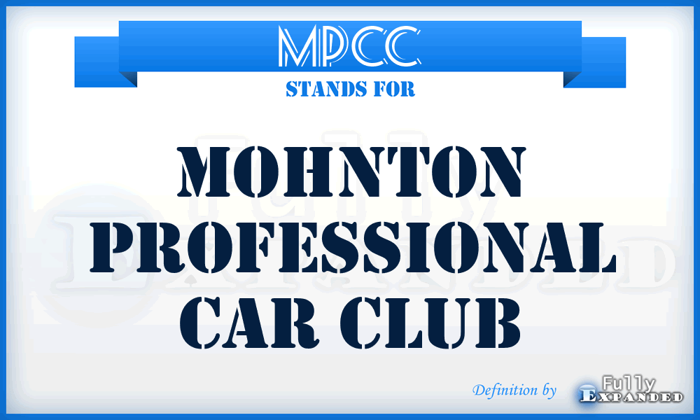 MPCC - Mohnton Professional Car Club