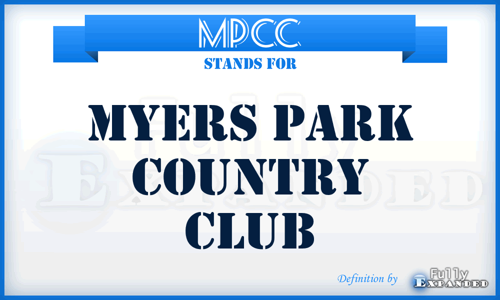 MPCC - Myers Park Country Club