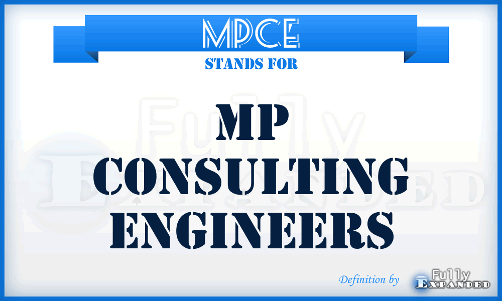 MPCE - MP Consulting Engineers