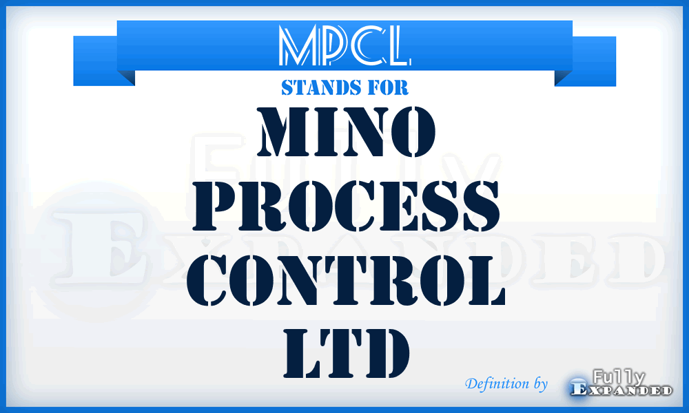 MPCL - Mino Process Control Ltd