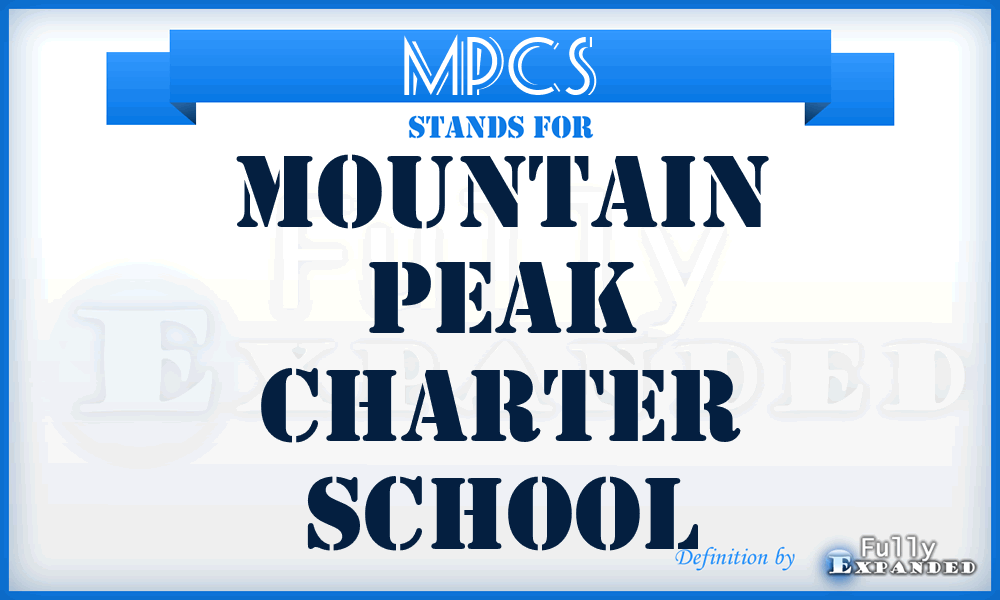 MPCS - Mountain Peak Charter School