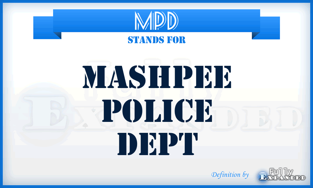 MPD - Mashpee Police Dept