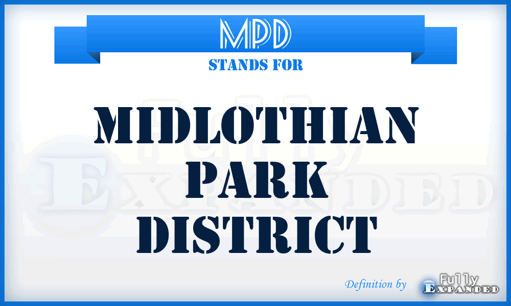 MPD - Midlothian Park District