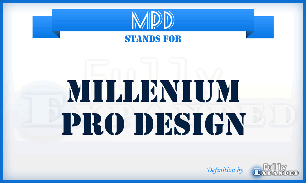 MPD - Millenium Pro Design