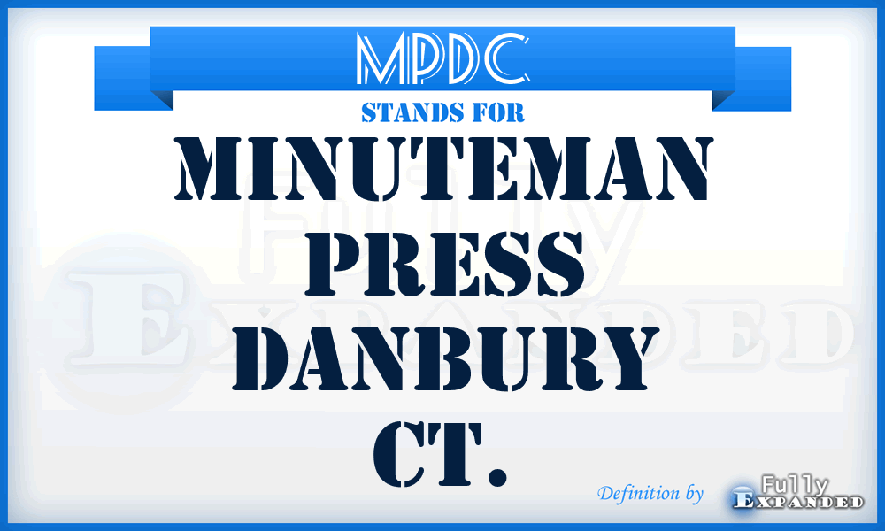 MPDC - Minuteman Press Danbury Ct.