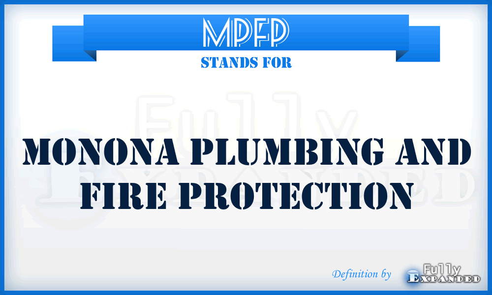MPFP - Monona Plumbing and Fire Protection