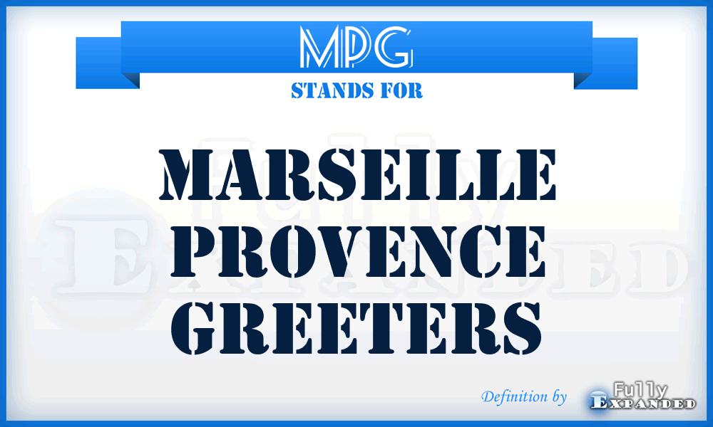 MPG - Marseille Provence Greeters