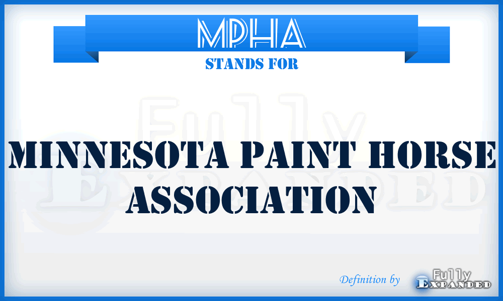 MPHA - Minnesota Paint Horse Association