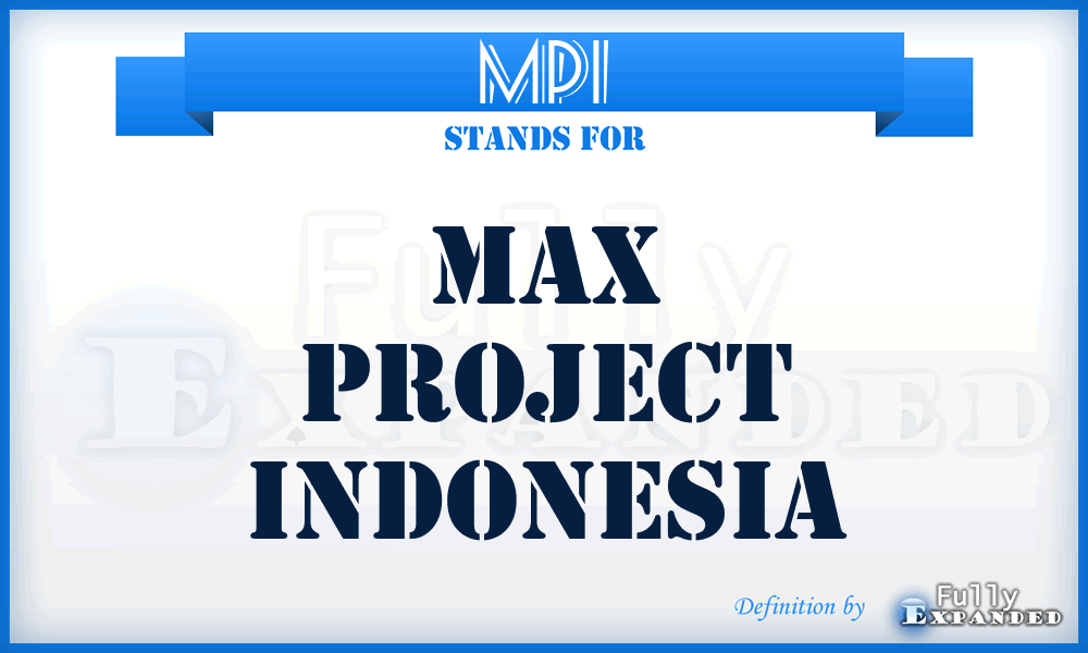 MPI - Max Project Indonesia