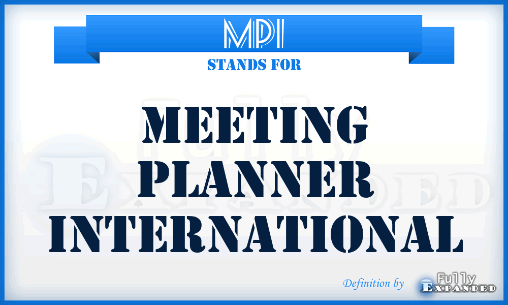 MPI - Meeting Planner International