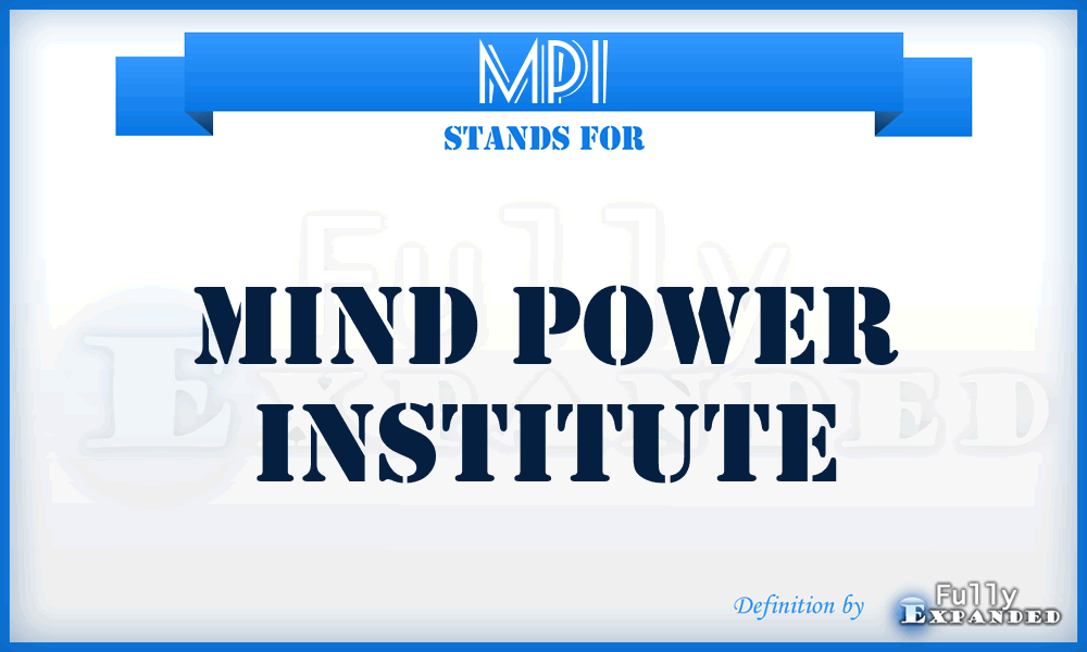 MPI - Mind Power Institute