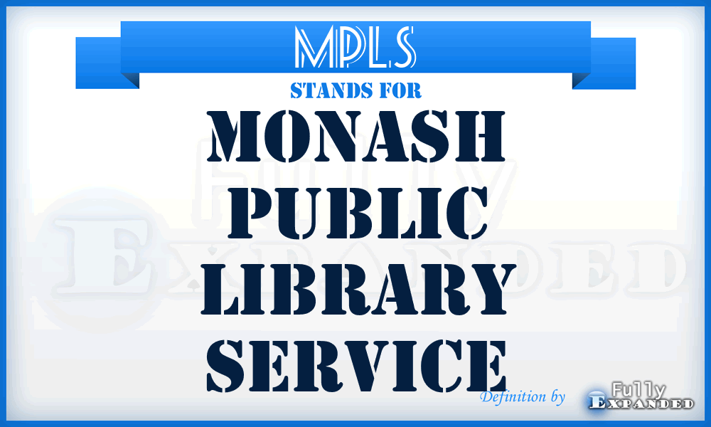 MPLS - Monash Public Library Service
