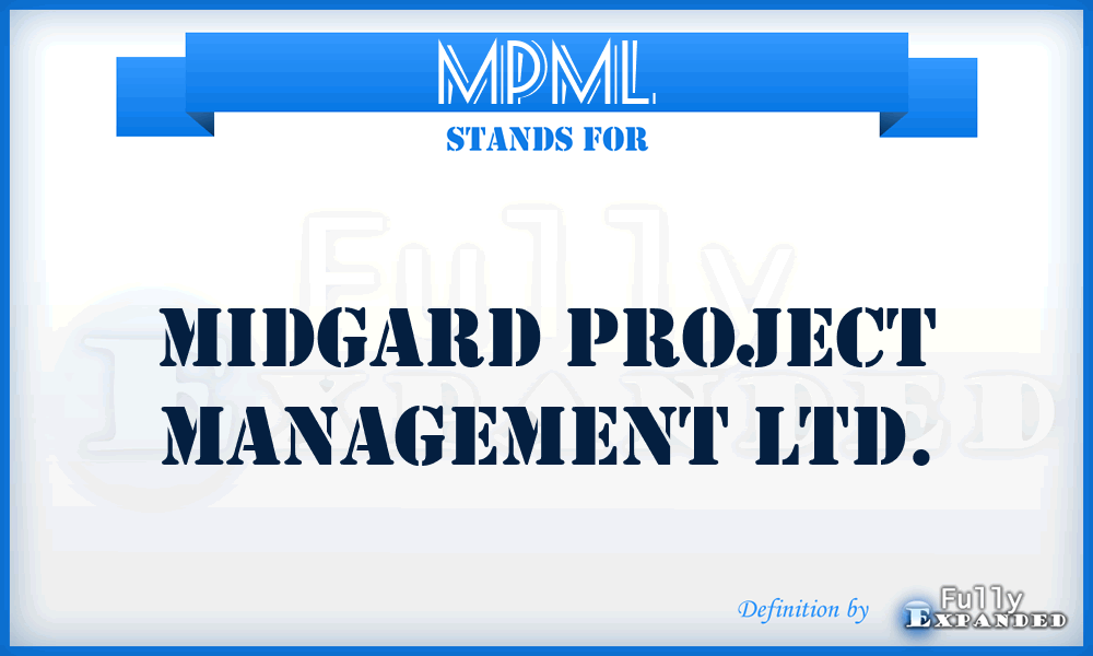 MPML - Midgard Project Management Ltd.