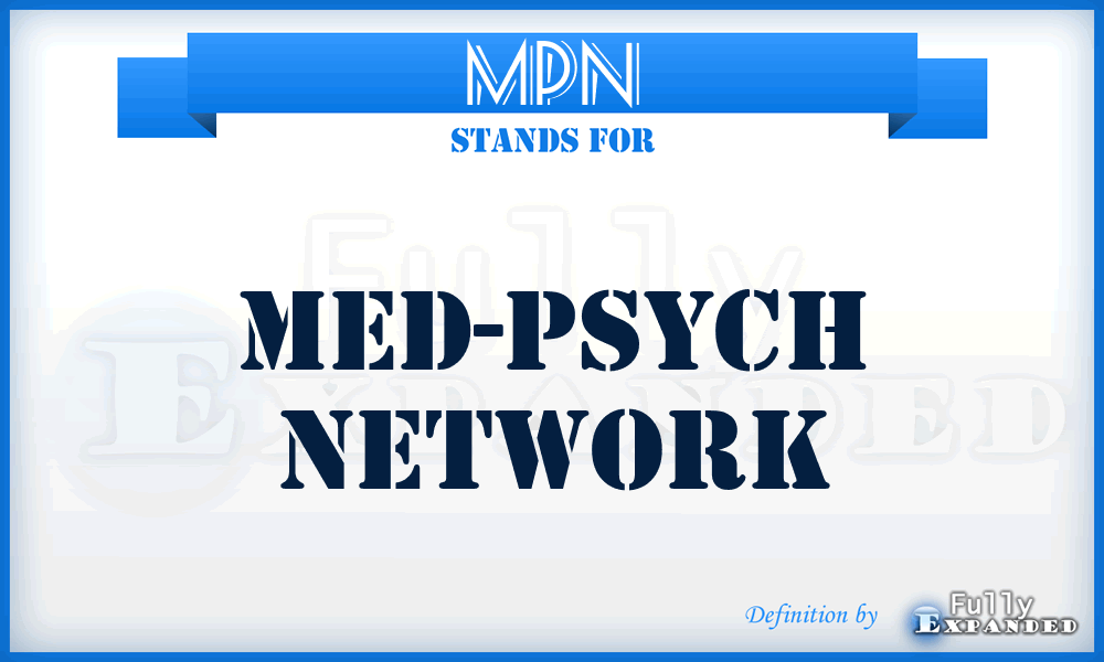 MPN - Med-Psych Network
