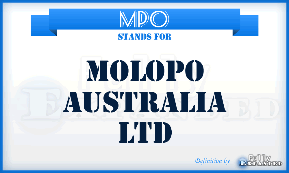 MPO - Molopo Australia Ltd