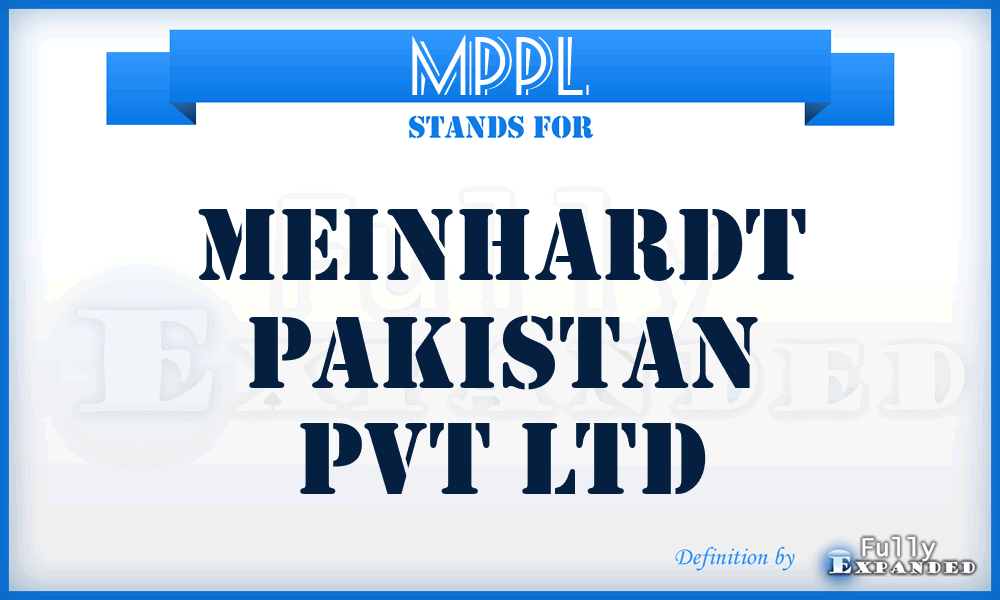 MPPL - Meinhardt Pakistan Pvt Ltd