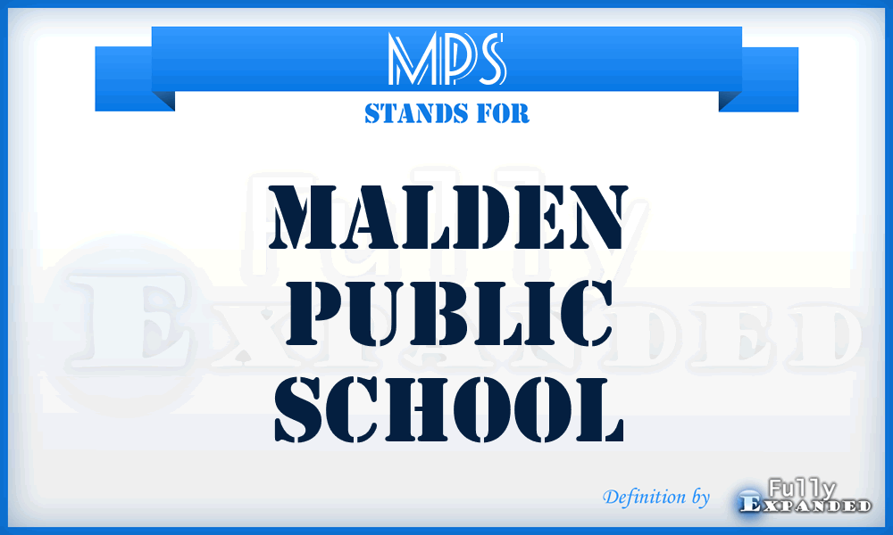MPS - Malden Public School