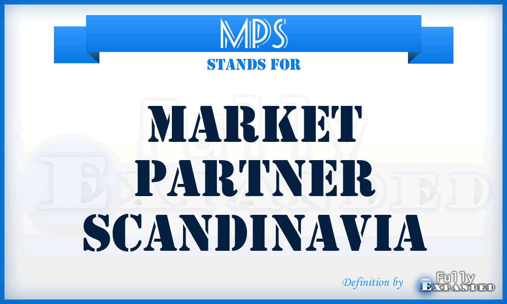 MPS - Market Partner Scandinavia