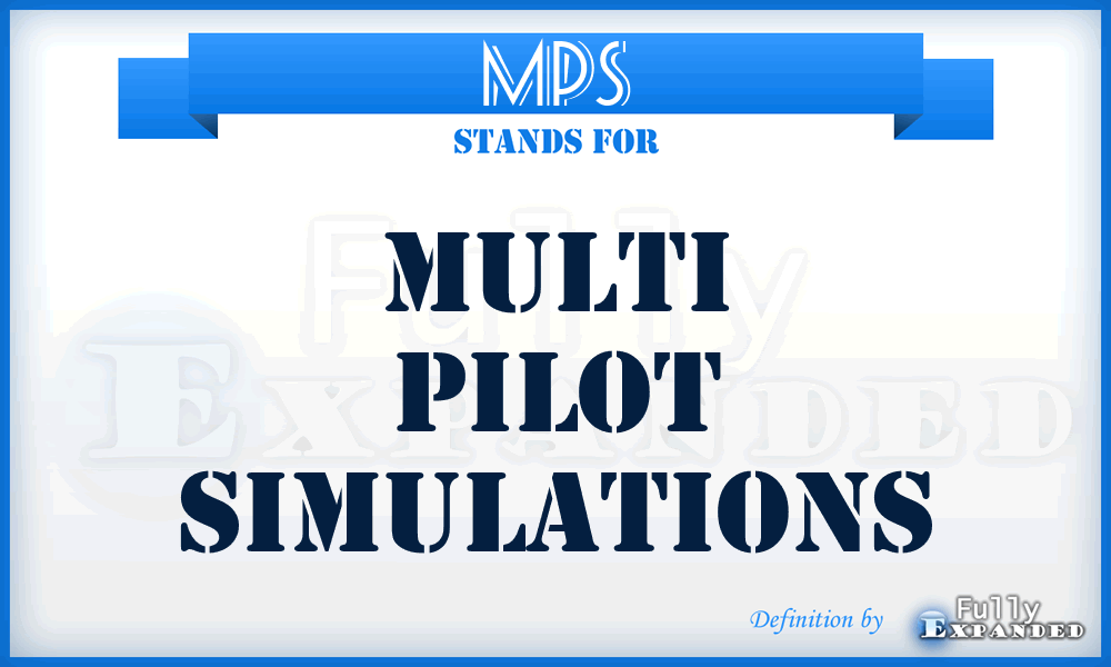 MPS - Multi Pilot Simulations