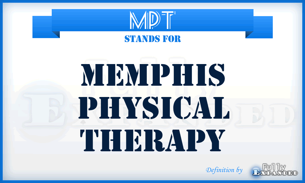 MPT - Memphis Physical Therapy