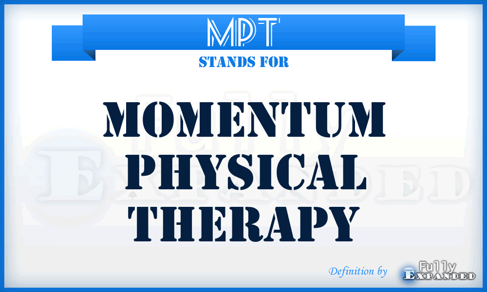 MPT - Momentum Physical Therapy