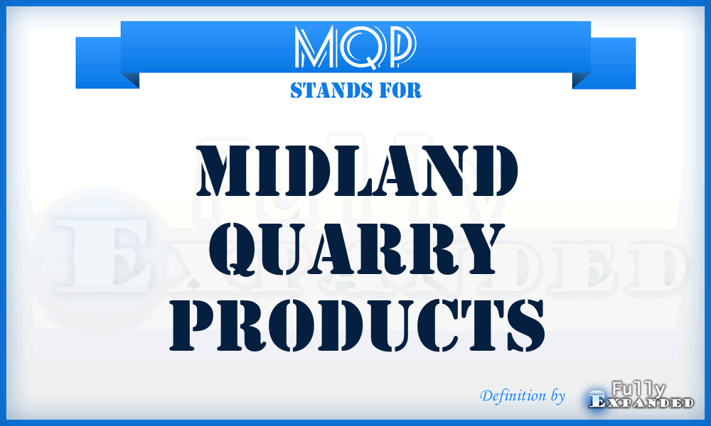 MQP - Midland Quarry Products