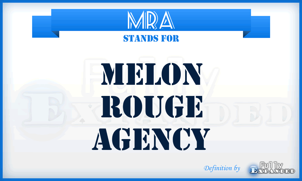 MRA - Melon Rouge Agency