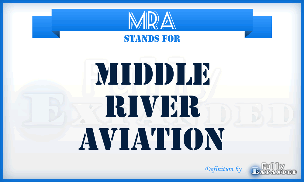 MRA - Middle River Aviation