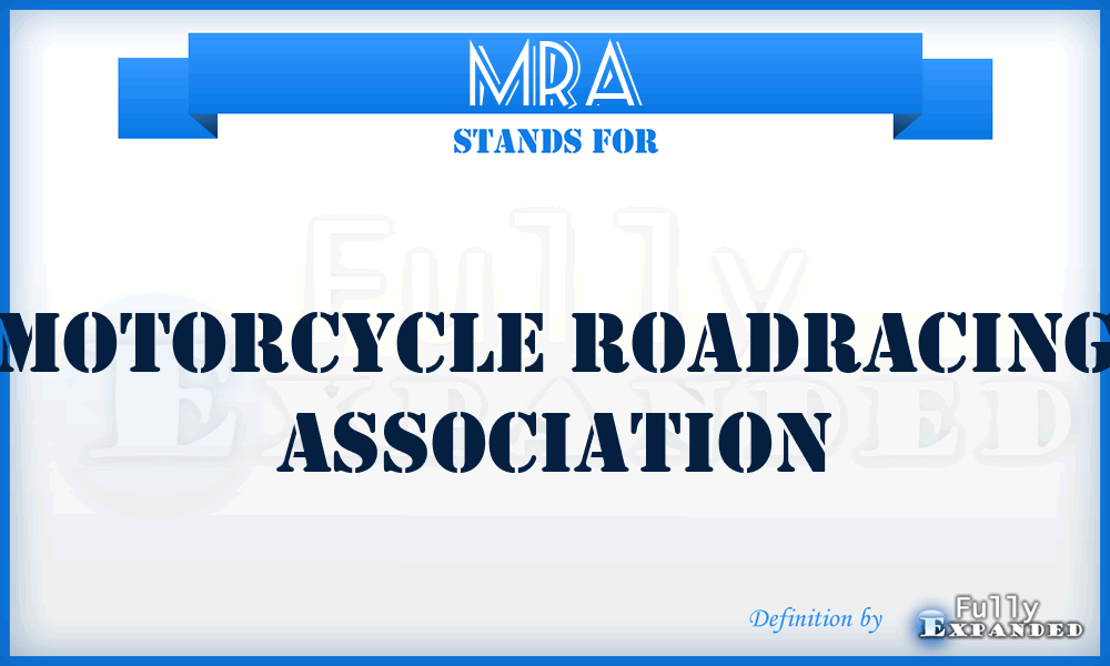 MRA - Motorcycle Roadracing Association