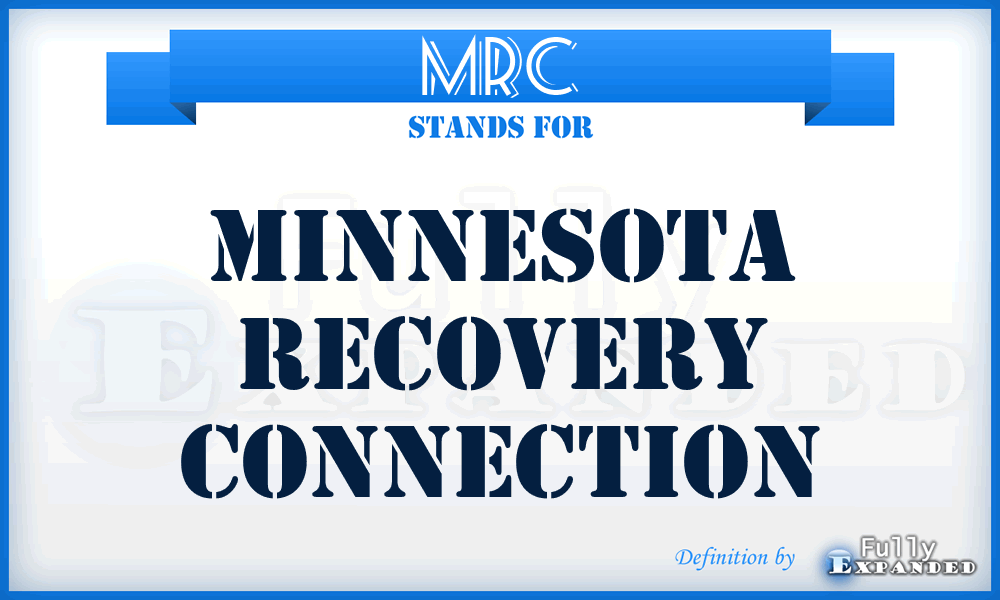 MRC - Minnesota Recovery Connection
