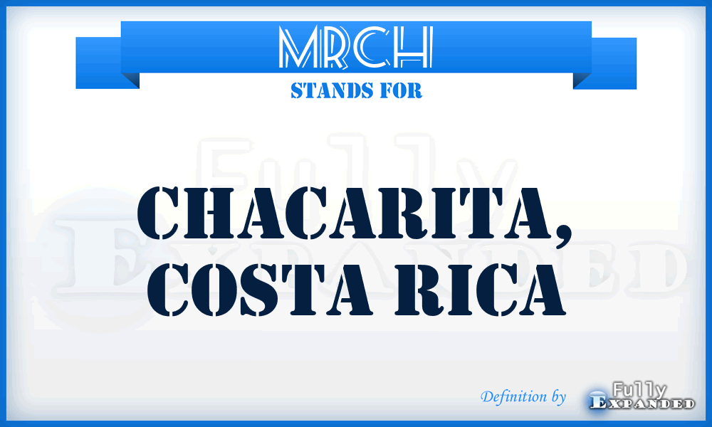 MRCH - Chacarita, Costa Rica