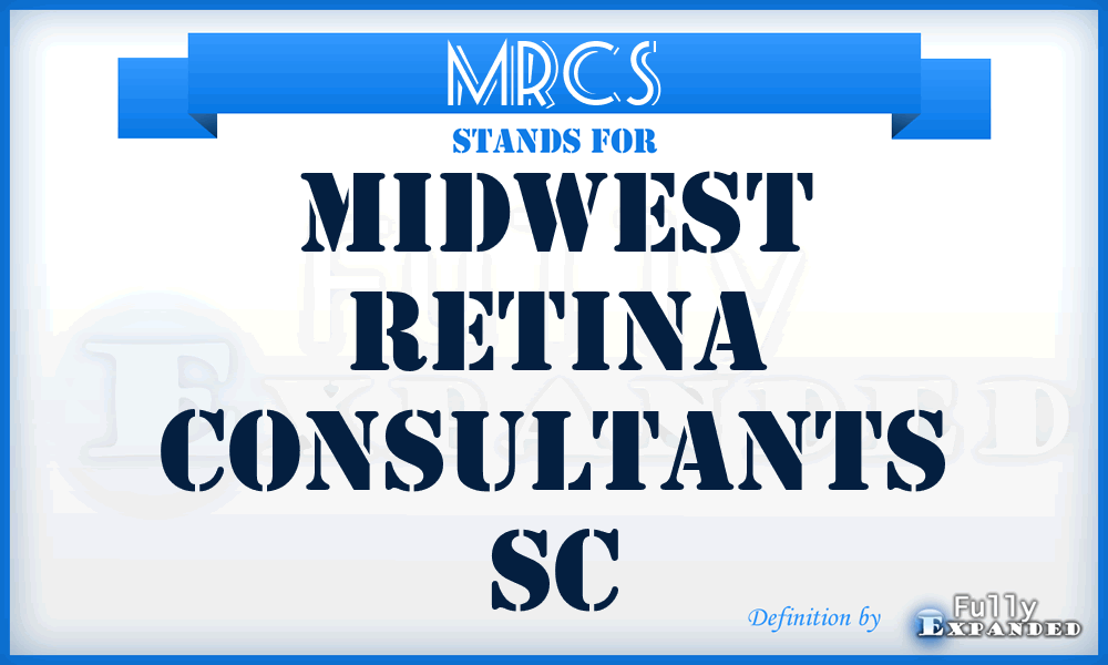 MRCS - Midwest Retina Consultants Sc