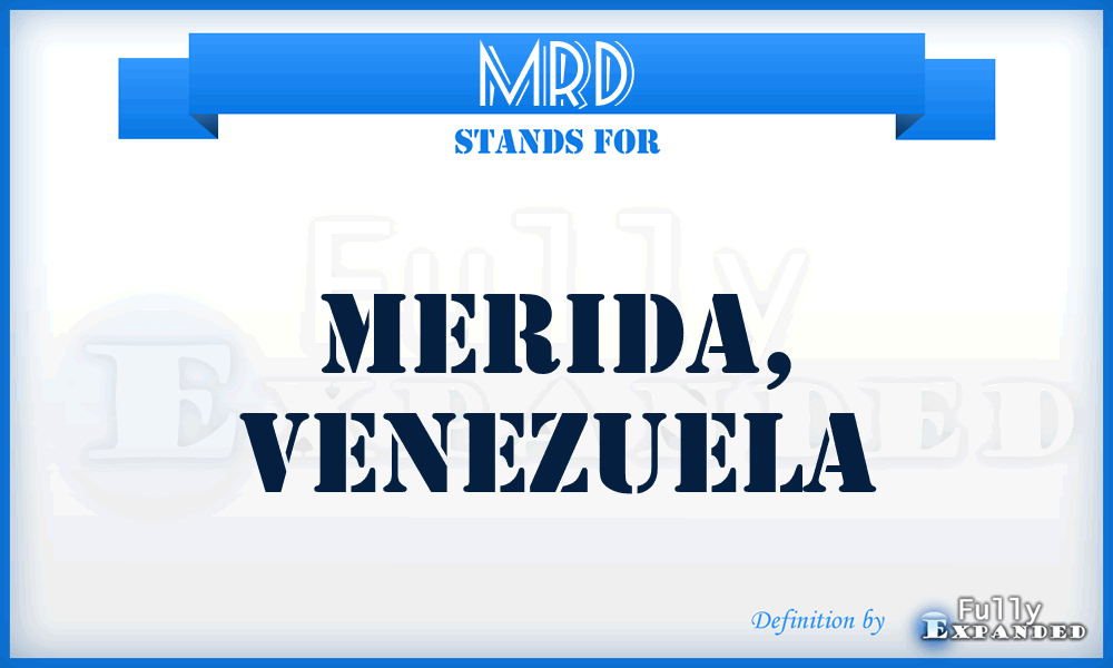 MRD - Merida, Venezuela