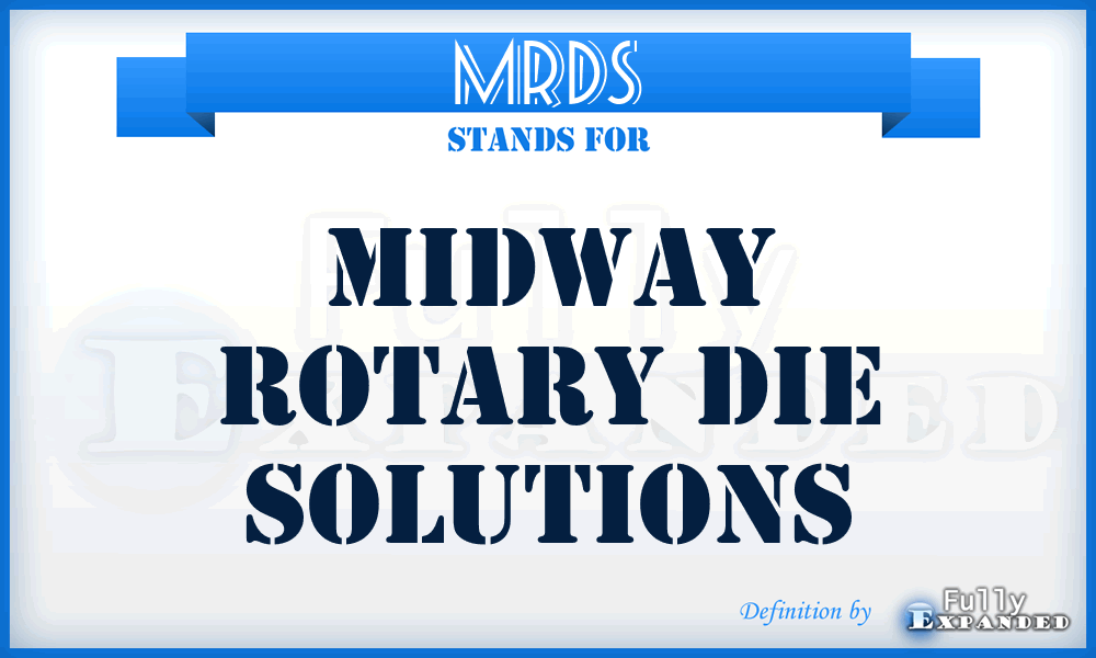 MRDS - Midway Rotary Die Solutions