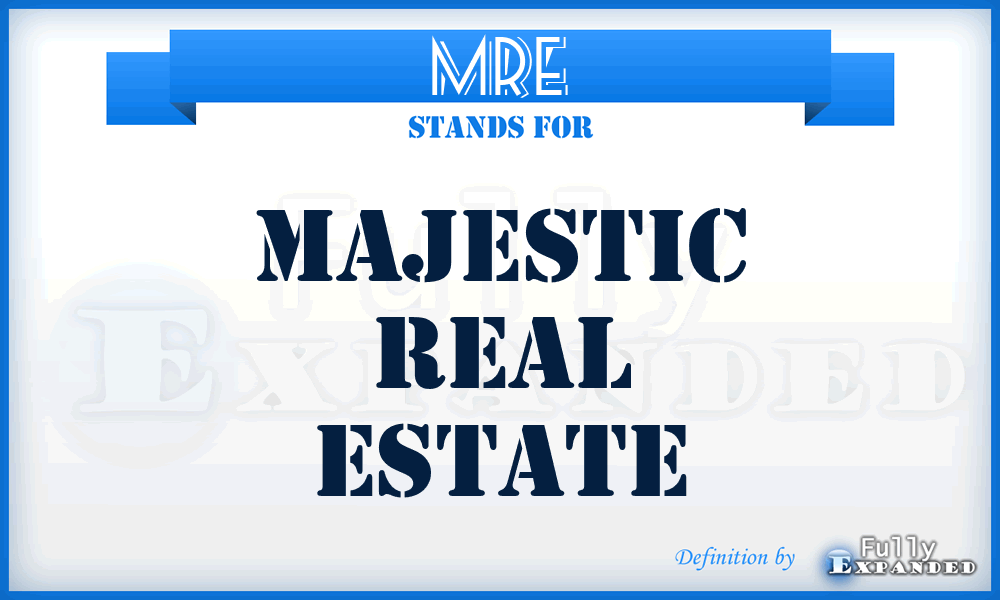 MRE - Majestic Real Estate