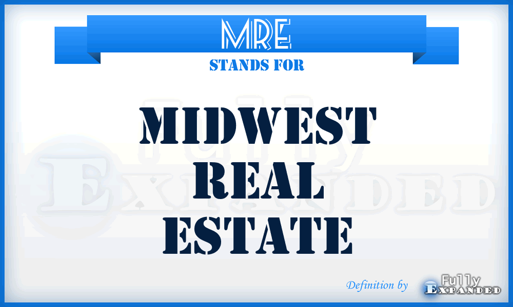 MRE - Midwest Real Estate