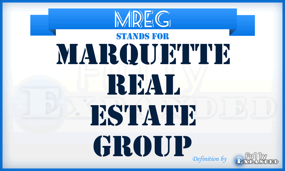 MREG - Marquette Real Estate Group