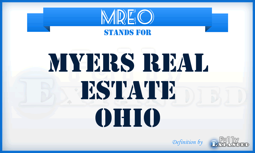 MREO - Myers Real Estate Ohio