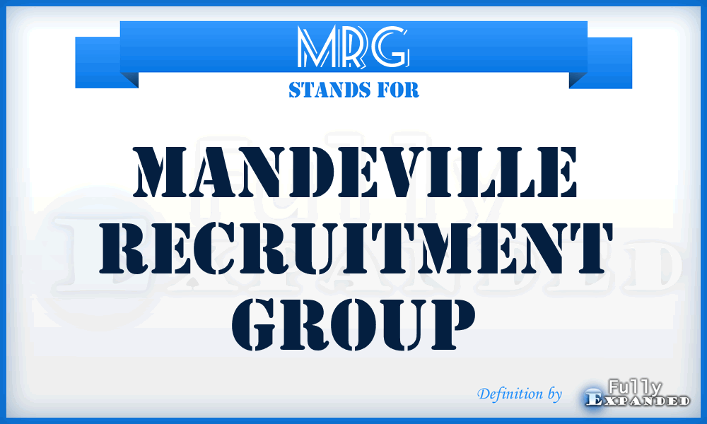 MRG - Mandeville Recruitment Group