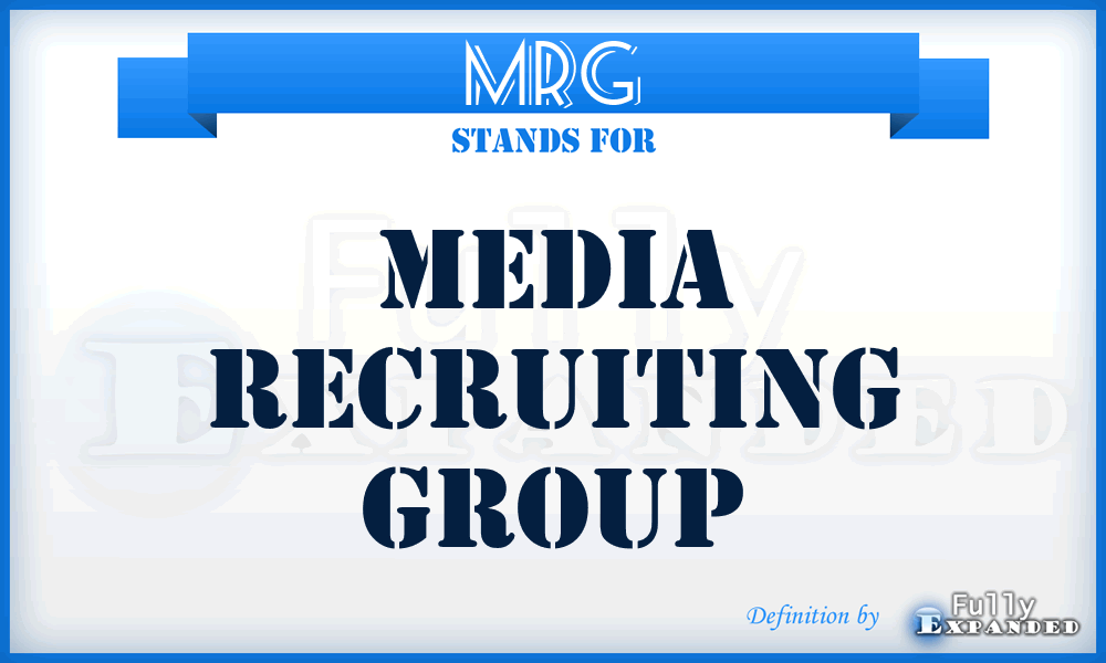 MRG - Media Recruiting Group