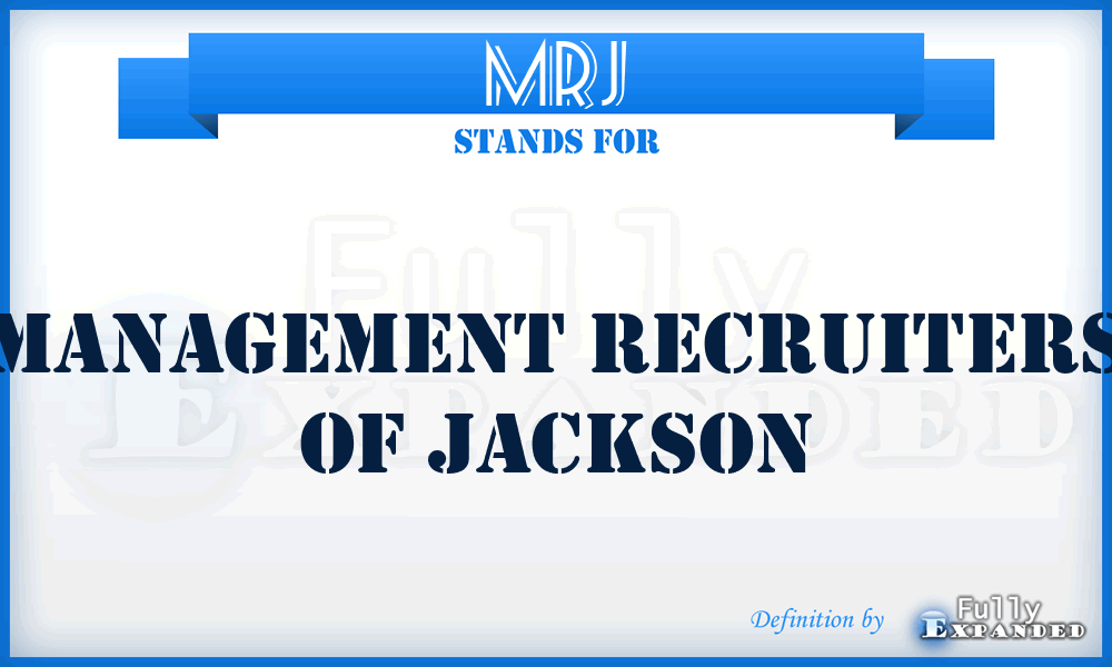 MRJ - Management Recruiters of Jackson