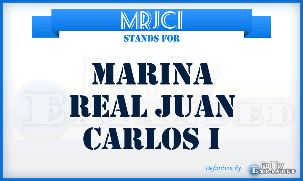 MRJCI - Marina Real Juan Carlos I